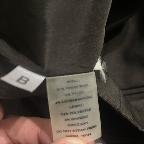 Ann Taylor Brown 2 Button Virgil Wool Blend Career Blazer - Picture 5 of 5